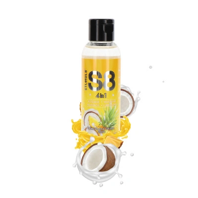 4 в 1 лубрикант, масажно олио със загряващ ефект Pina Colada S8 125мл
