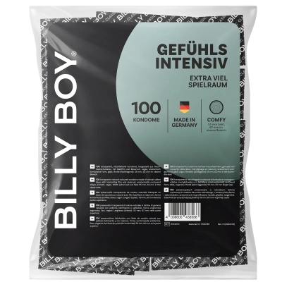 100 бр. Класически презервативи Billy Boy Gefühlsintensiv 