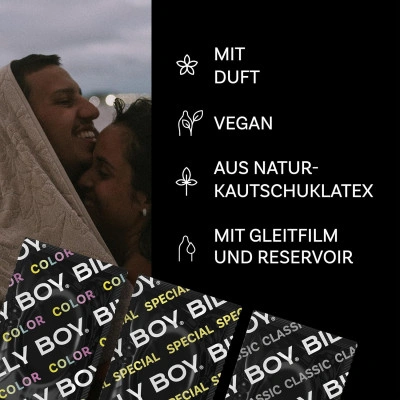  Микс ароматни презервативи Billy Boy