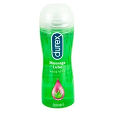 2 в 1 Масажен гел и лубрикант Durex Aloe Vera 200 мл.