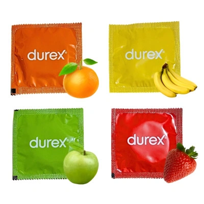 144 бр. Микс ароматни презервативи Durex Pleasurefruits