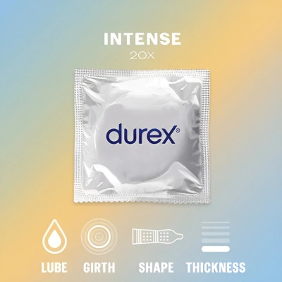 40 бр. Стимулиращи релефни презервативи Durex Pleasure Mix