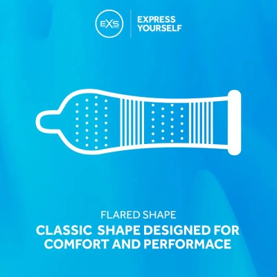 Релефни Презервативи EXS Extreme с ивици и точици