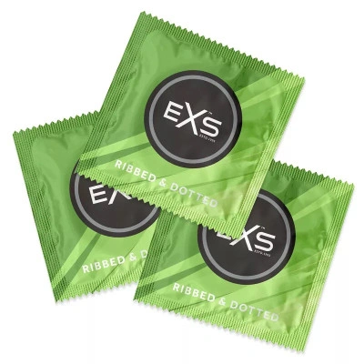 Релефни Презервативи EXS Extreme с ивици и точици