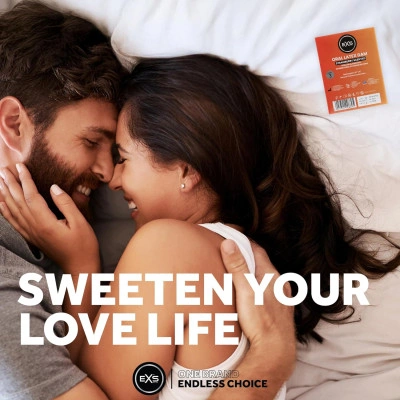 1 бр. Латексова преграда за орален секс EXS ягода