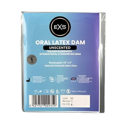 1 бр. Латексова преграда за орален секс EXS Dam