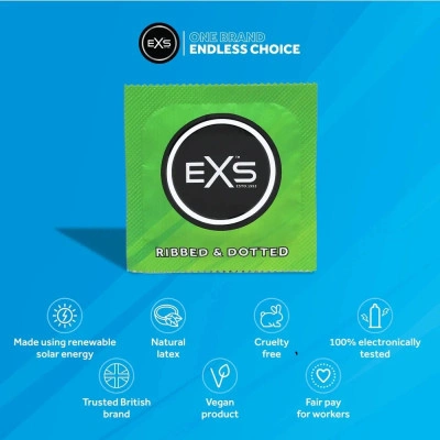 24 бр. Микс Презервативи EXS Sensation Pack