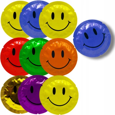 12 бр. Класически презервативи EXS Smiley Face
