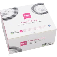 50 бр. Презервативи без лубрикант Fair Squared Sensitive Dry