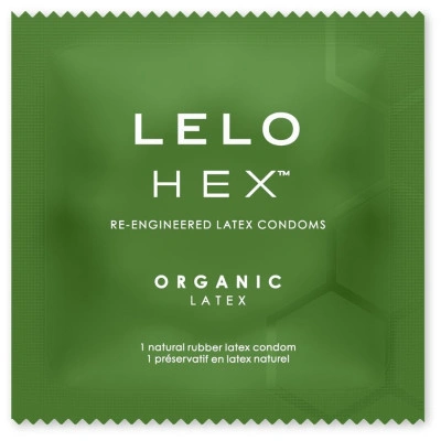 Lelo Hex Organic с L-arginine органични презервативи 