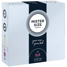 Тънки големи презервативи Mister Size 64 mm