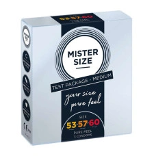 3 бр. Презервативи с различни размери MIster Size 53-57-60 мм