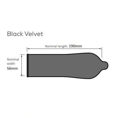 Черни Презервативи  Pasante Black Velvet