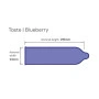 49 бр. Ароматни презервативи Pasante Blueberry - насипни