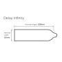 Задържащи презервативи с 8.5 % Бензокаин Pasante Infinity X