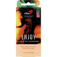 30 бр. Микс презервативи RFSU Enjoy