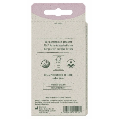 8 бр. Тънки презервативи Ritex Pro Nature Feeling