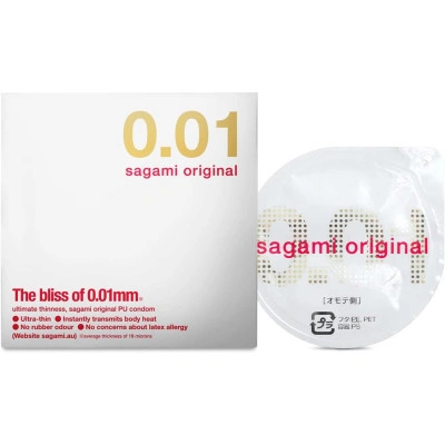 Най-тънкият презерватив Sagami Original 0.01 мм