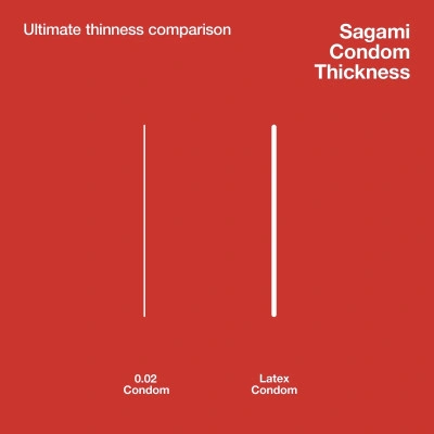 Ултра тънък екстра голям презерватив Sagami XL 0.02