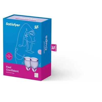 Менструални чашки Satisfyer Feеl Confident лилави