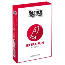 48 бр Релефни презервативи Secura Extra Fun