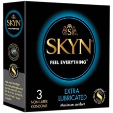  Нелатексови презервативи с екстра лубрикант Skyn Extra Lube